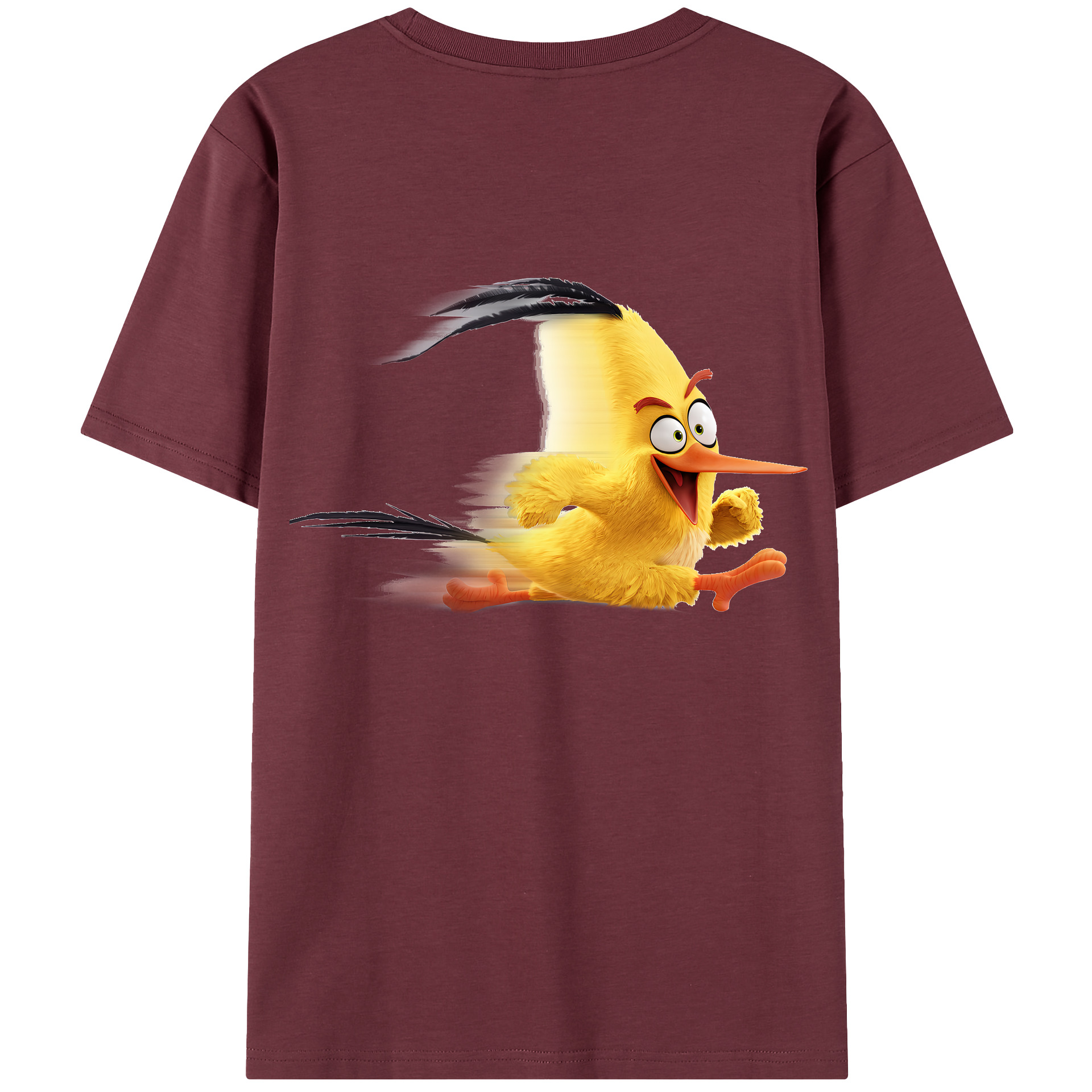 （画像用） Angry Birds アングリーバード 綿100％半袖Tシャツ（背面プリント）